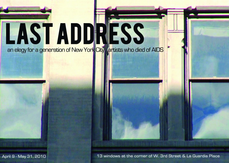 Last Address postcard