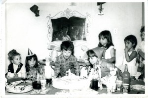  A birthday party snapshot I found in an antique shop.