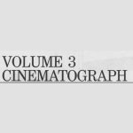 volume 3 cinematograph written in black text on white background